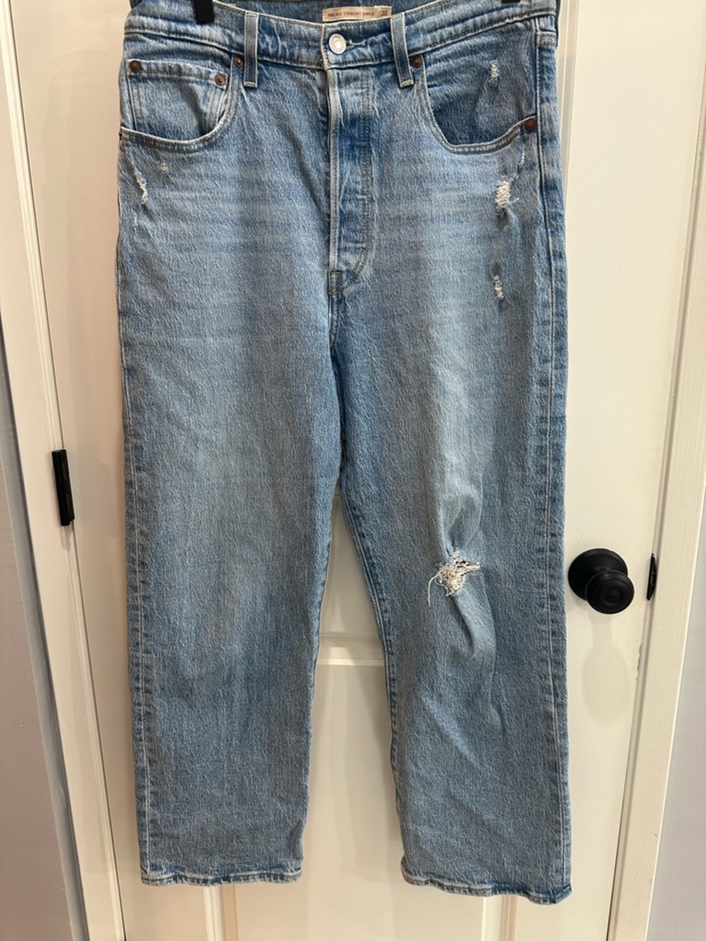 Levi's Ribcage Cropped Ankle Jeans 30x27